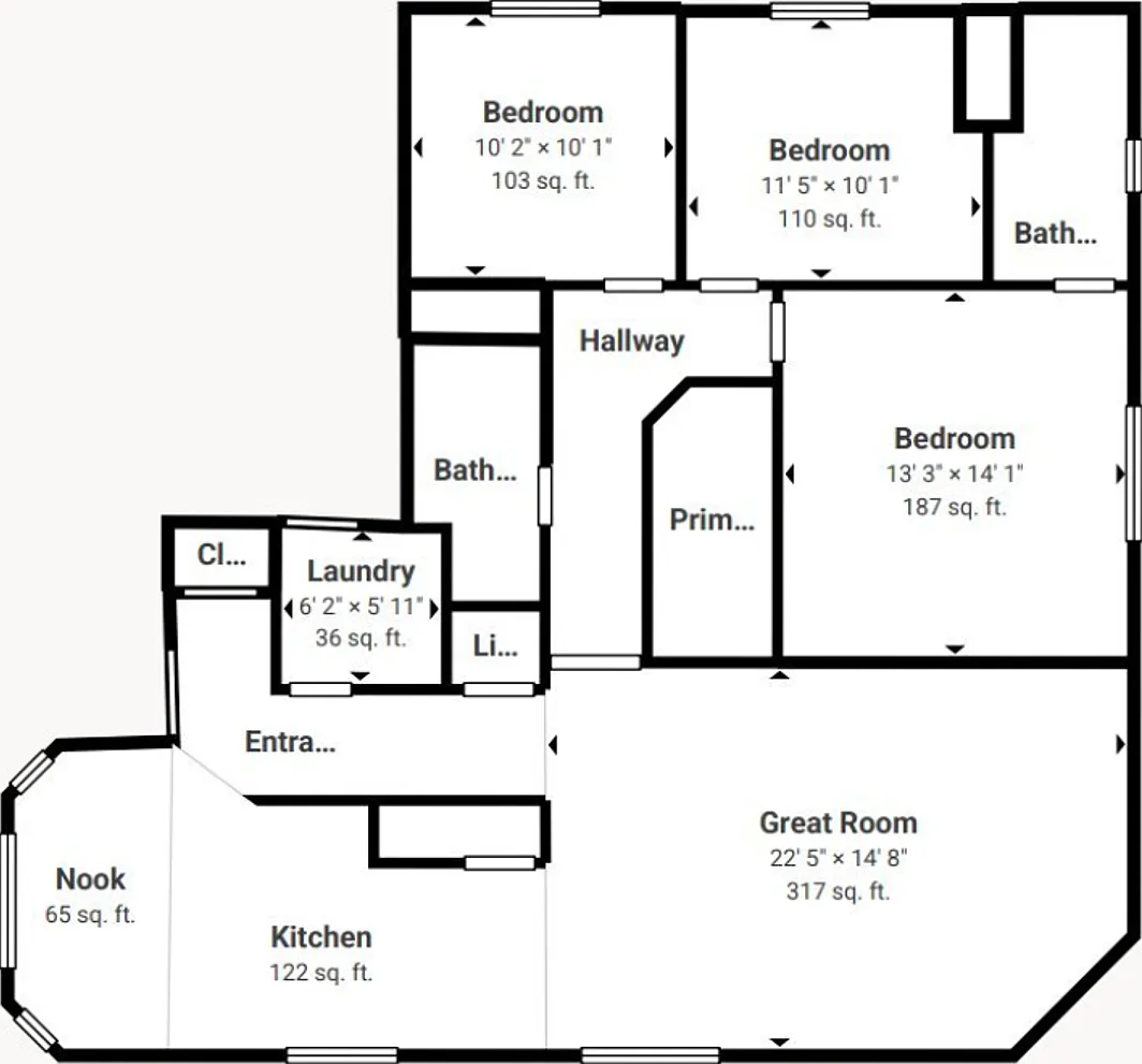 Single-Level Orchards Home with Fenced Backyard — Photo 2