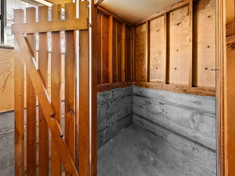 A storage locker is included.