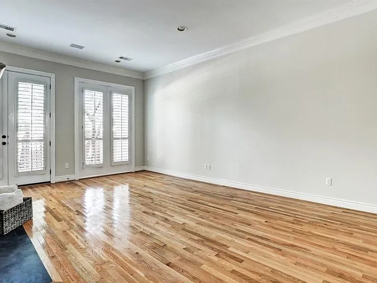 neutral paint graces all the walls waiting for you to make them your own