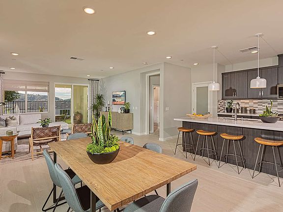 Plan 1 Dining, Kitchen, Great Room