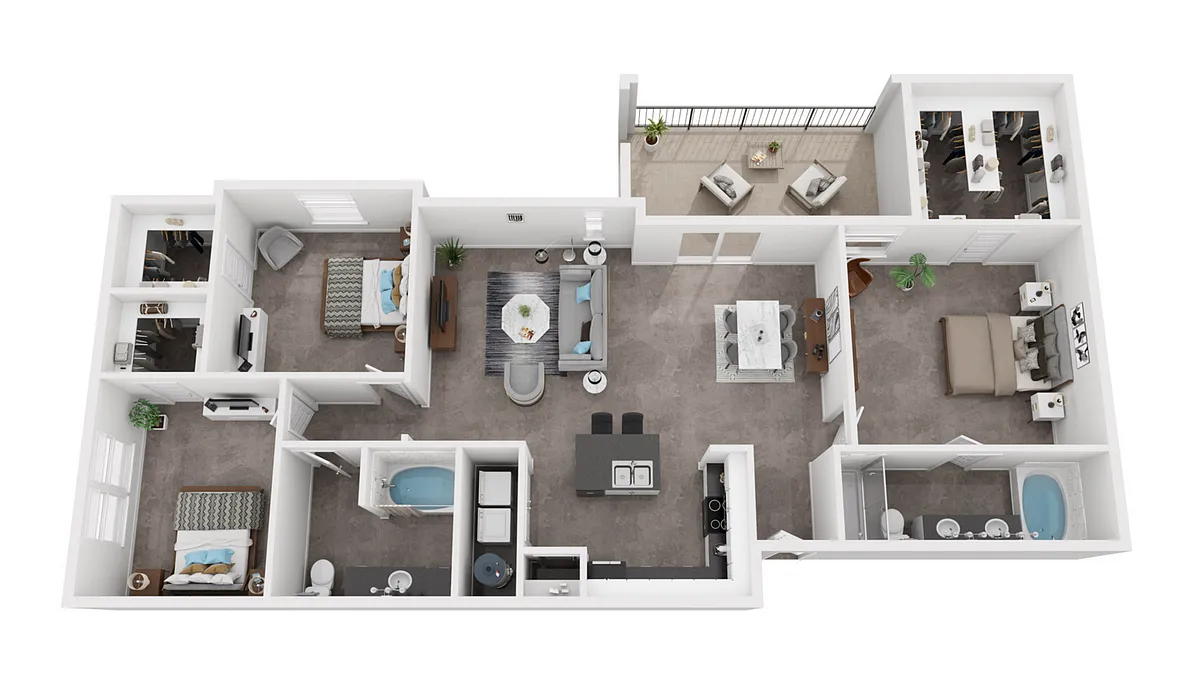 Floor plan C1 - Lantana