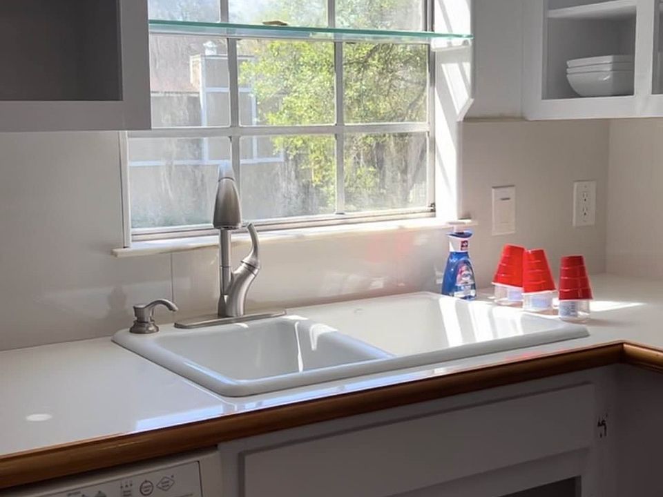 Sink with view.