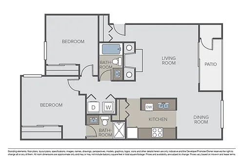 Floor plan Plan 2B