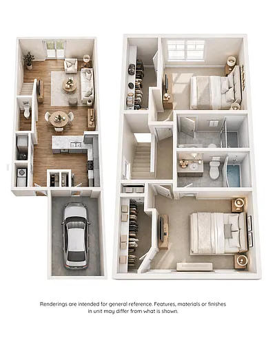 Floor plan B4 | Townhome