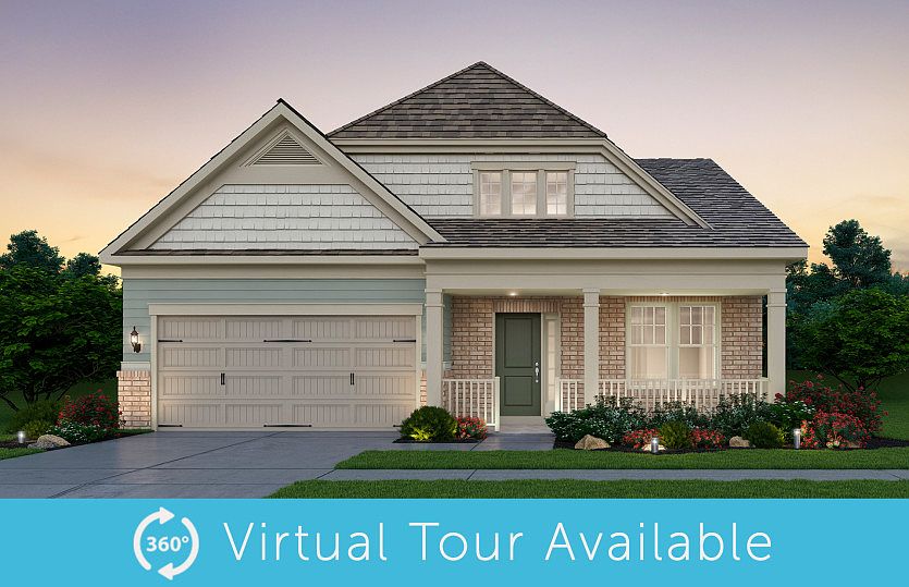 Burgundy Exterior Rendering - Elevation 5 with an Optional Loft at Carter s Mill in Haymarket, VA.