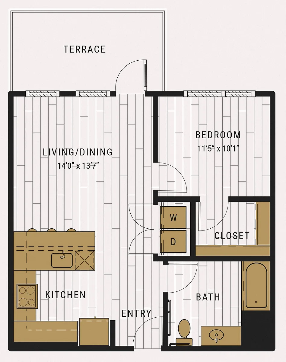 Floor plan A1L