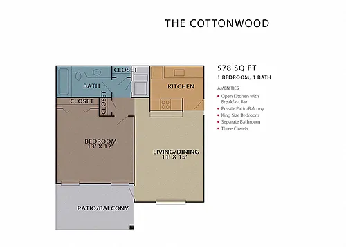 Floor plan The Cottonwood