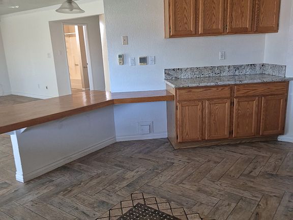View of more counter space in kitchen