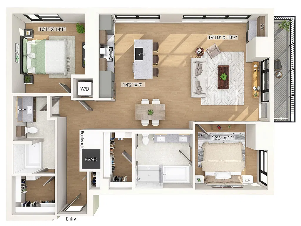 Floor plan B9