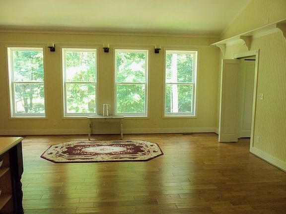 Dining/Living combo with wide plank hardwood