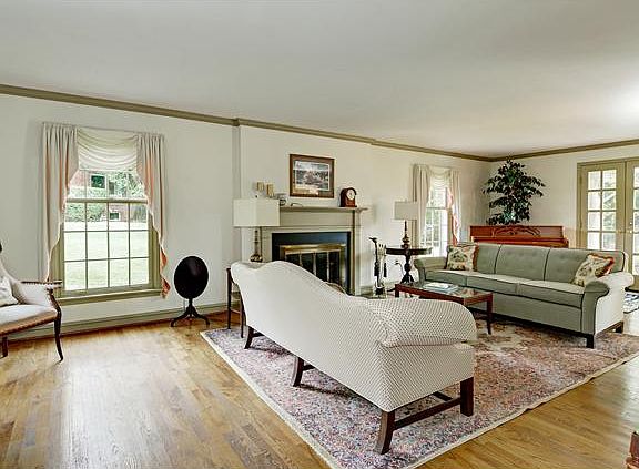 Notice Living Room Hardwds & Over Sized Windows