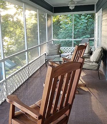 Screened porch
