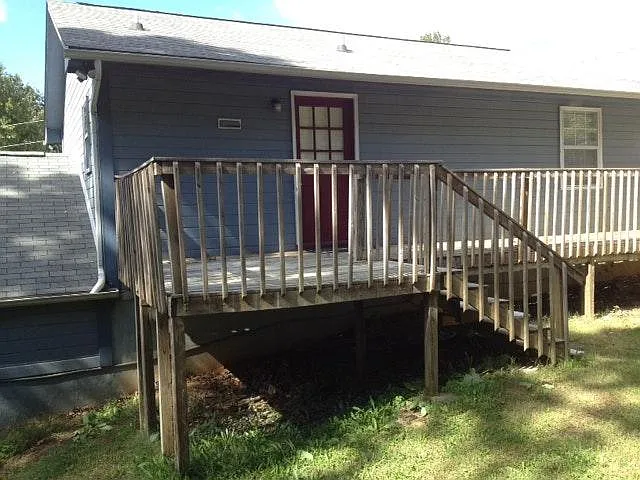 Rear of house