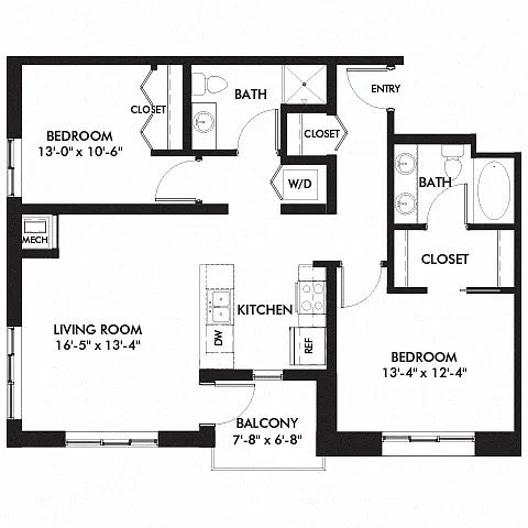 Floor plan Tower - Kimball