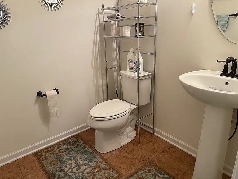 Downstairs half bathroom
