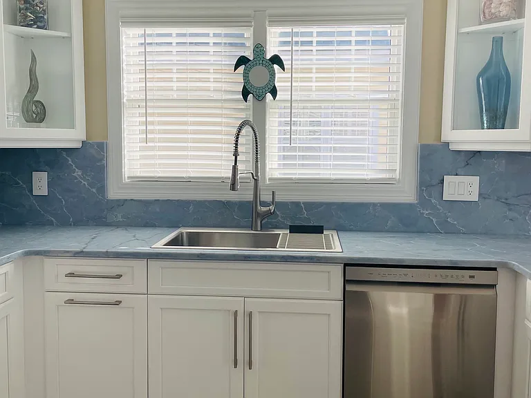Kitchen sink & dishwasher area