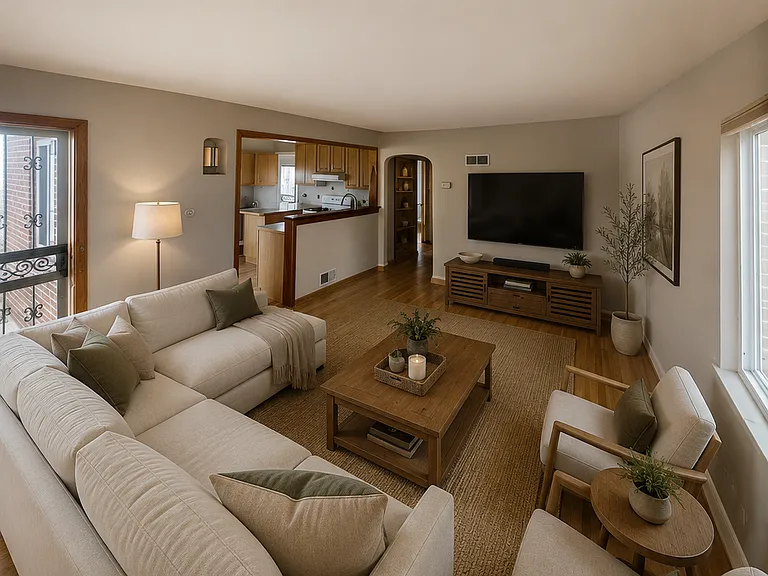 AI generated virtual staging