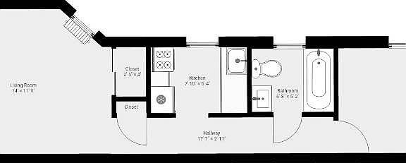 2nd image of 352 W 18th St #1B