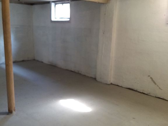 Clean Painted Basement