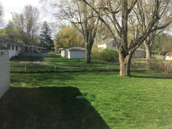 Fenced back yard