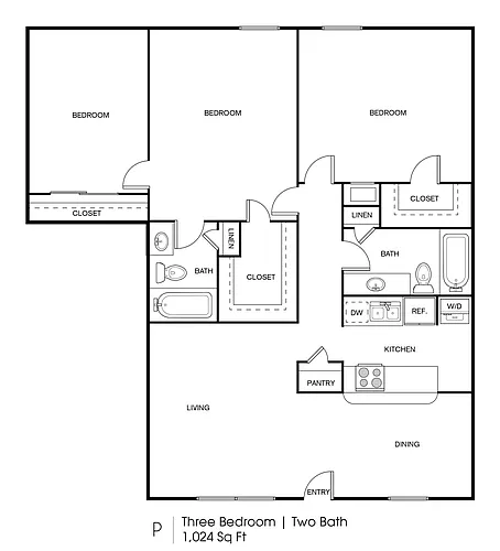 Floor plan P