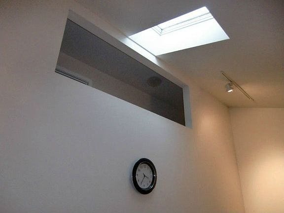 Skylight provides lots of natural light to the living area!