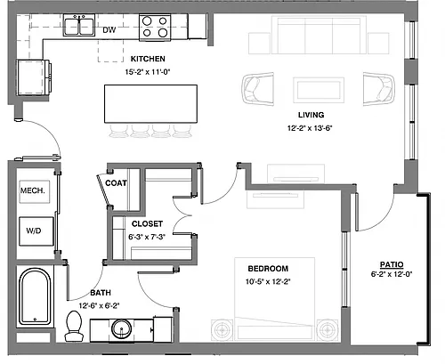 Floor plan Otter