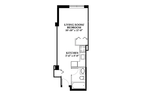 Floor plan Studio