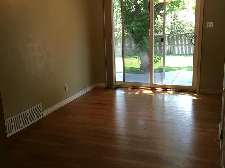 Dining room off of the kitchen