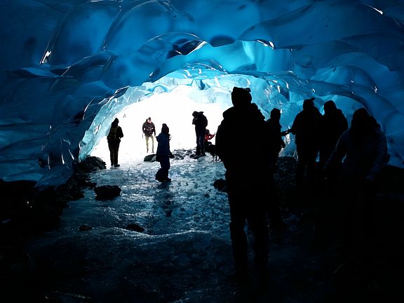 Glacier ice caves 
