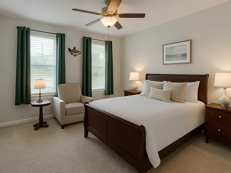 2nd Floor Bedroom #1 with walk in closet.