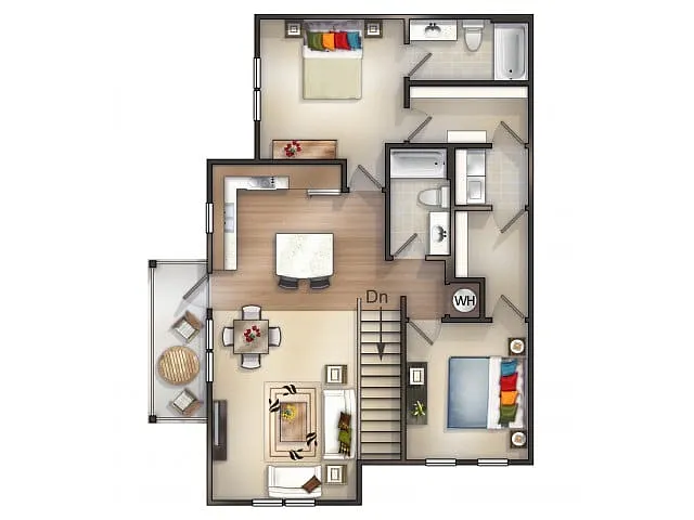 Floor plan Loblolly (B4)