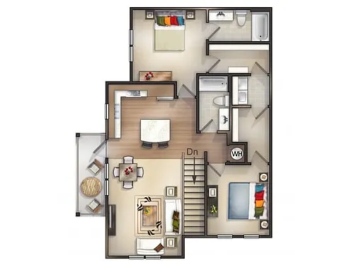 Floor plan Loblolly (B4)