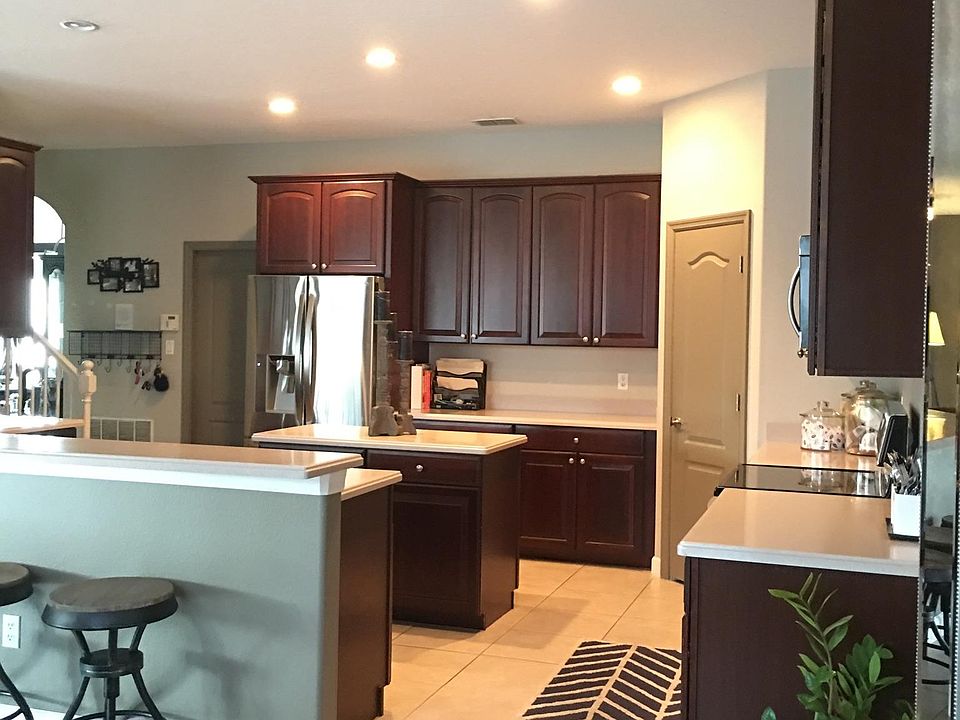 View from large dining area off of kitchen.