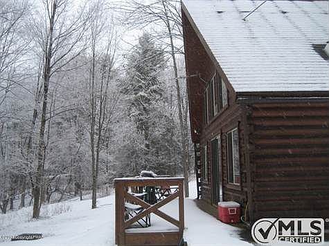 Winter Back Deck View