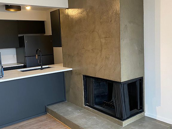 Modern fireplace