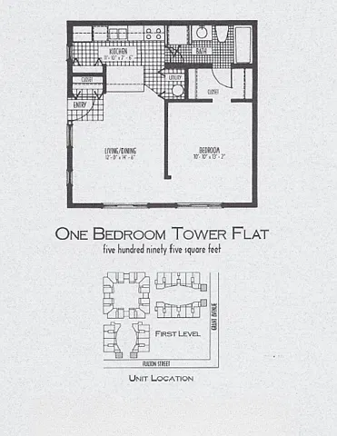 Floor plan Tower Flat