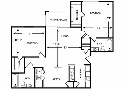 Floor plan CEDAR