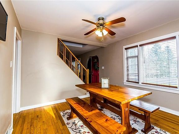 Enter the gorgeous home to either the dining or lounge area