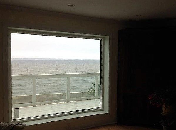 View from living dining area