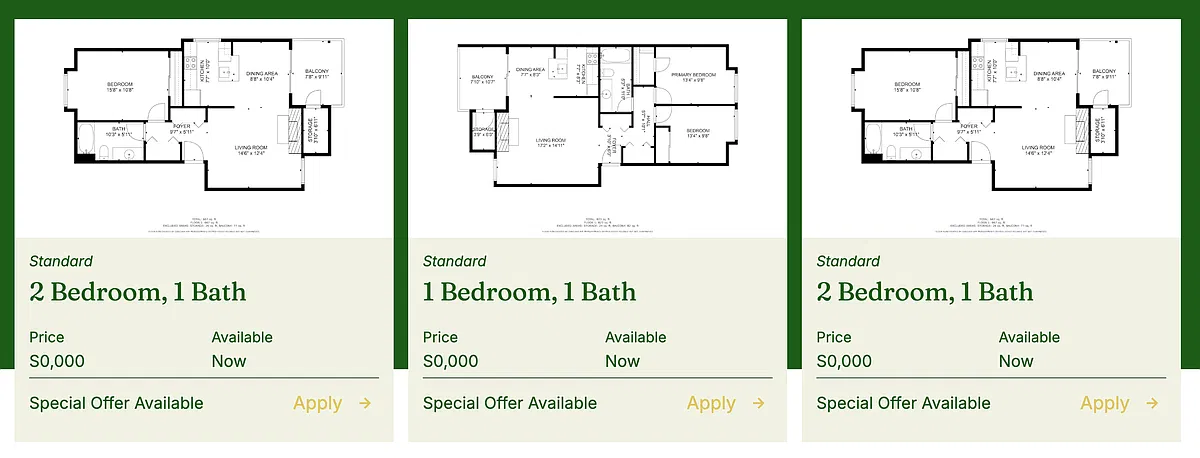 Floor plan 1 BEDROOM 1 BATHROOM