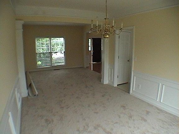 Living room and dining room open floor plan