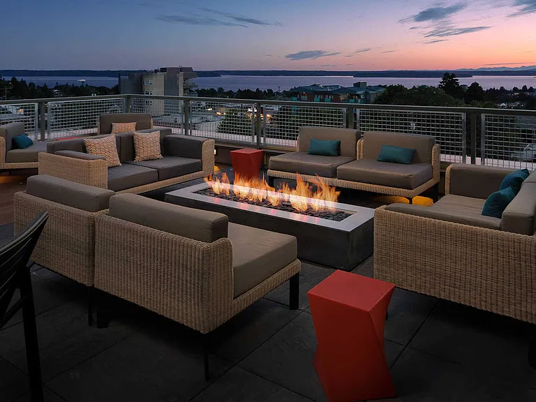 Rooftop Deck with Views of Puget Sound