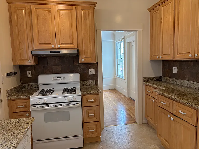 Updated kitchen with gas stove