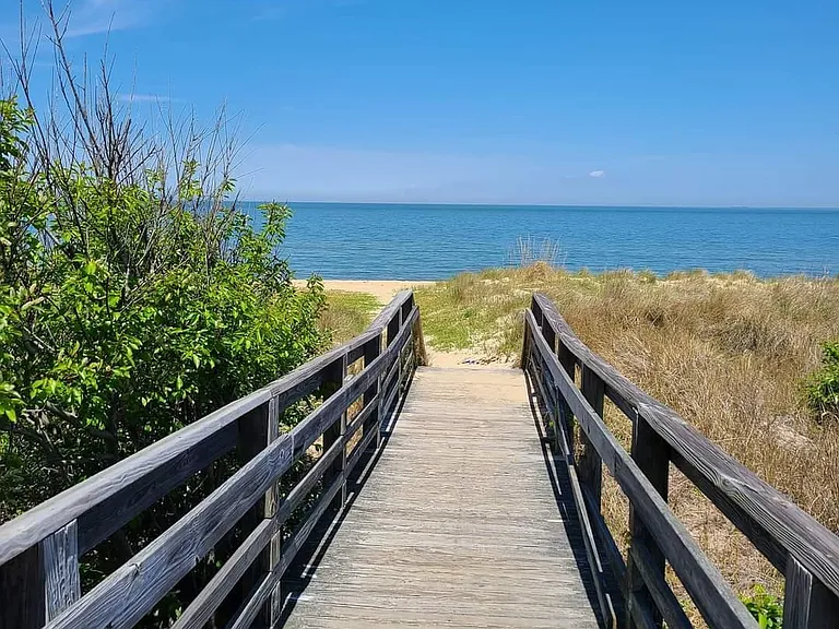 Our Walkway to Beach and Bay