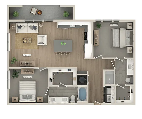Floor plan B2