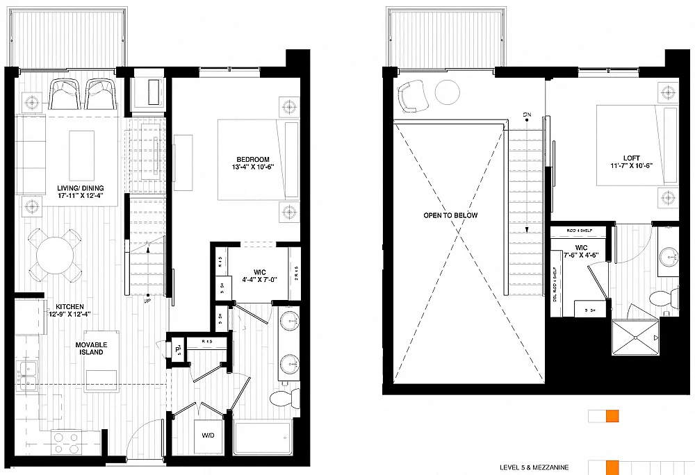 Floor plan Harriet Penthouse