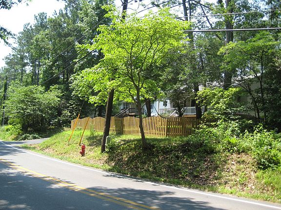 Across street in summer