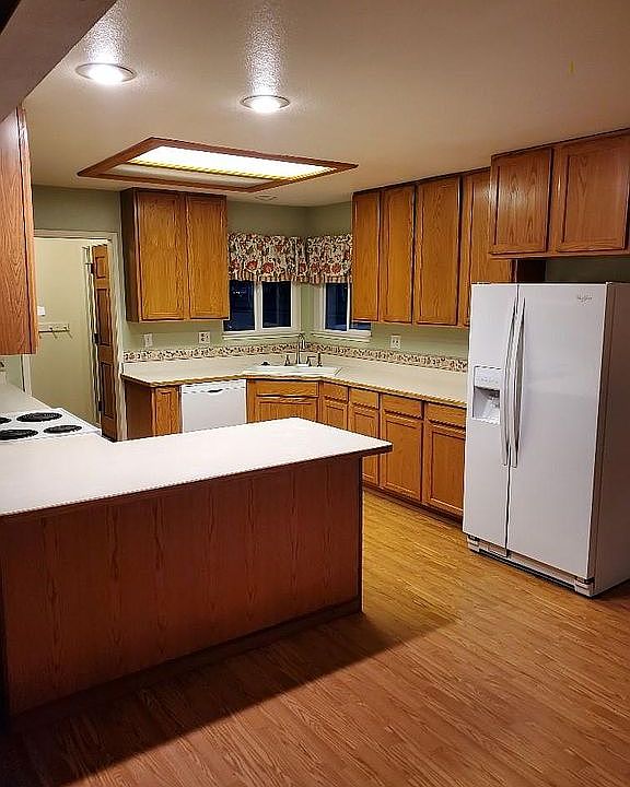 Refrigerator included.