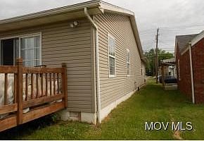 Left side view of home